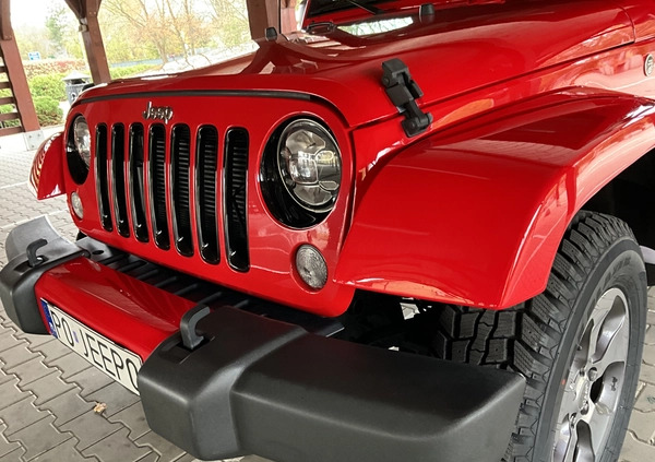 Jeep Wrangler cena 119000 przebieg: 72000, rok produkcji 2016 z Poznań małe 742